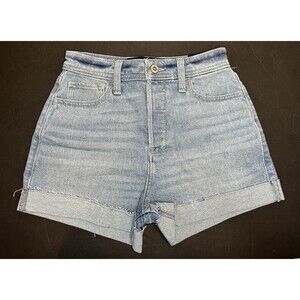 HOLLISTER Ultra High Rise Mom Short 3” Vintage Stretch | 0/24W NWT
